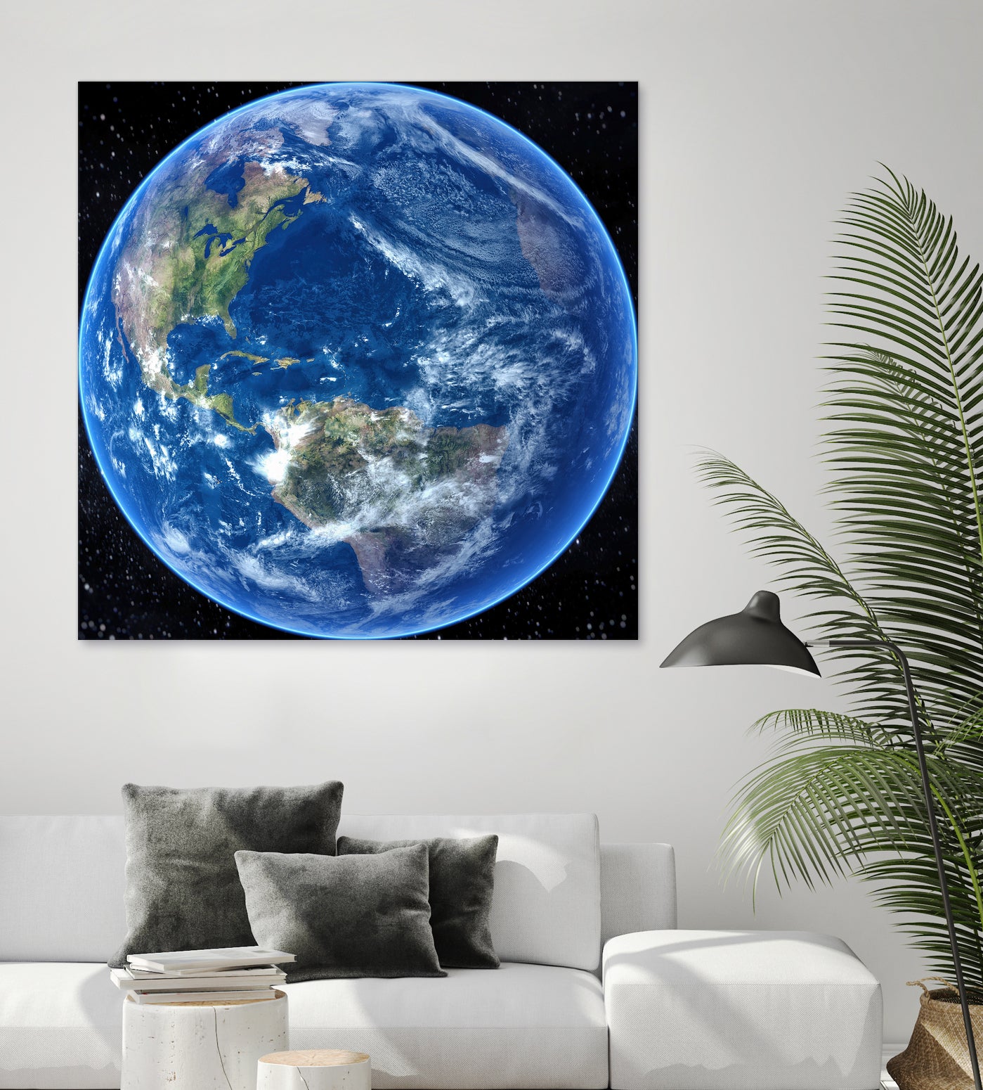 Planet Earth by Tenyo Marchev on GIANT ART - black 3d art