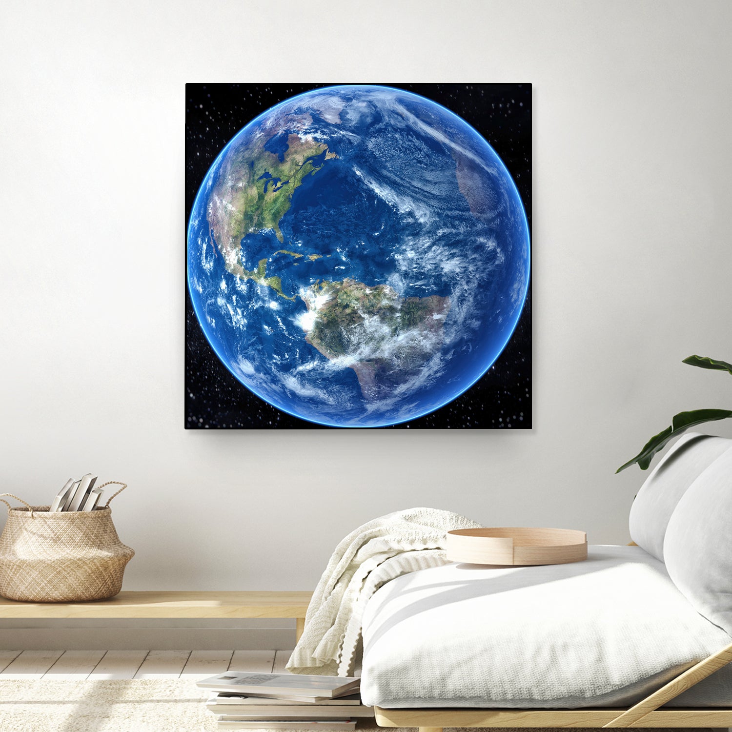 Planet Earth by Tenyo Marchev on GIANT ART - black 3d art