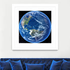 Planet Earth by Tenyo Marchev on GIANT ART - black 3d art