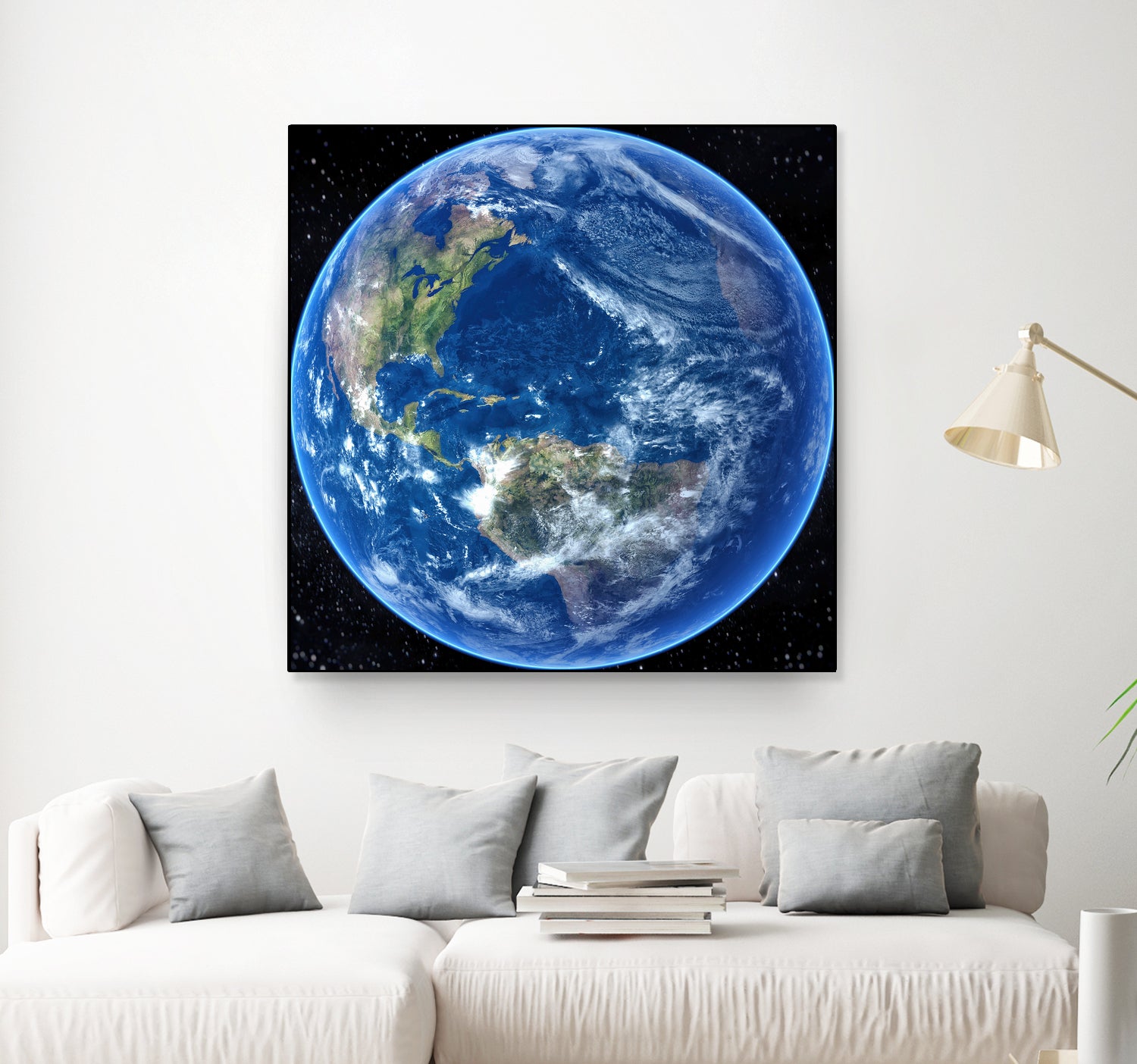 Planet Earth by Tenyo Marchev on GIANT ART - black 3d art