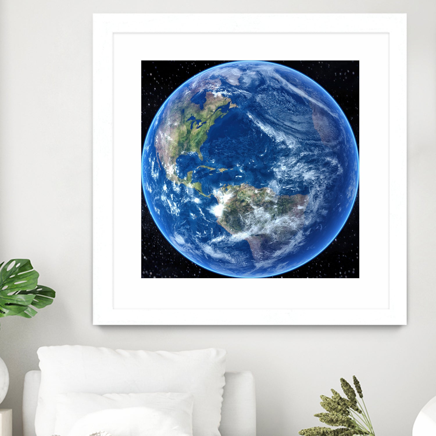 Planet Earth by Tenyo Marchev on GIANT ART - black 3d art