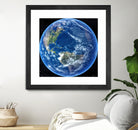 Planet Earth by Tenyo Marchev on GIANT ART - black 3d art