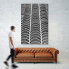 Layers - Marina Towers Chicago by Tara Vorhes on GIANT ART - black photo illustration