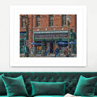 J&M Cafe and Cardroom by Darryl Brooks on GIANT ART - blue photo illustration