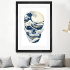 The Great Wave off Skull by Afif Quilimo on GIANT ART - white digital painting