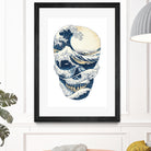 The Great Wave off Skull by Afif Quilimo on GIANT ART - white digital painting