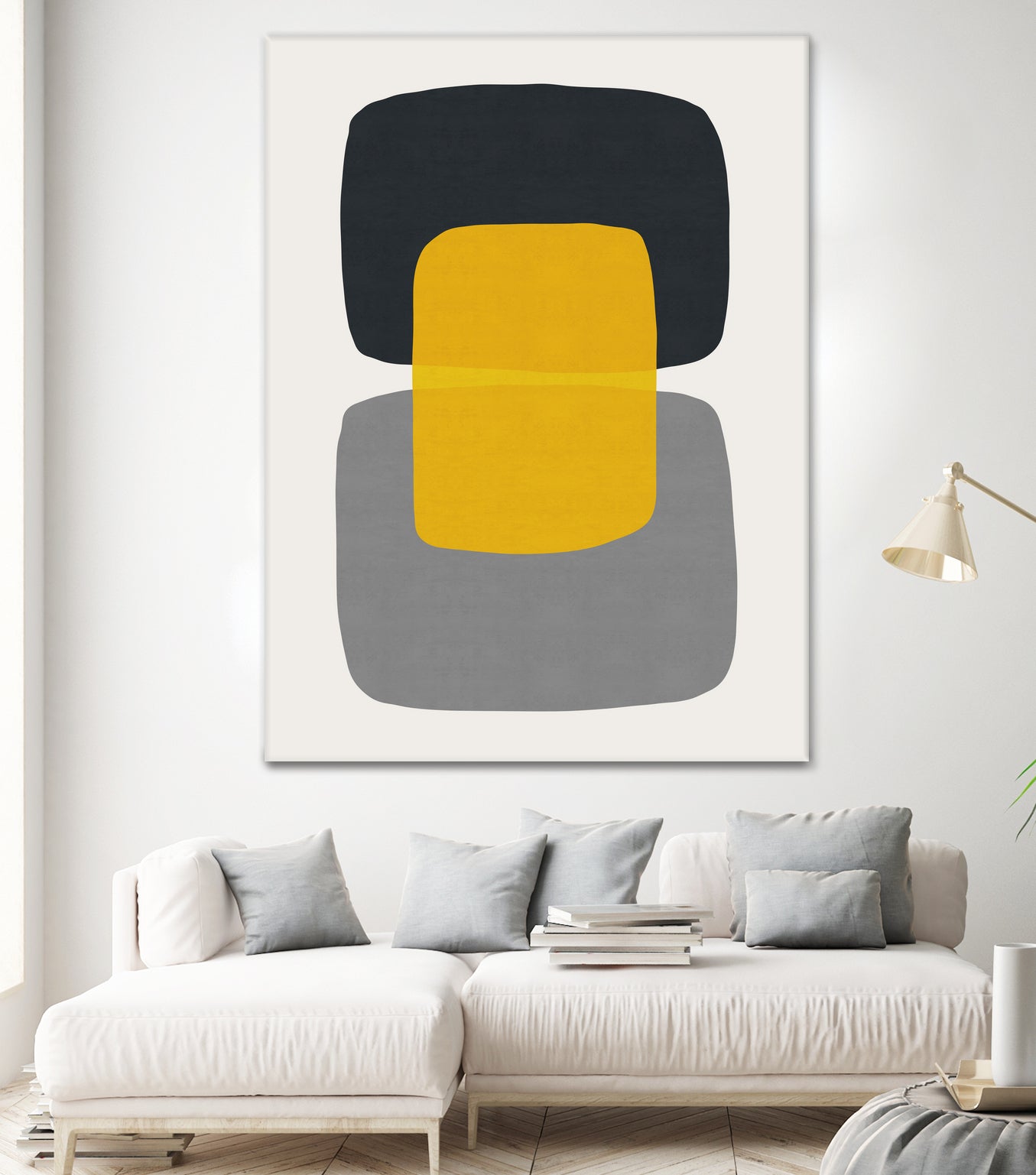 Abstract II by Vitor Costa on GIANT ART - yellow vector illustration