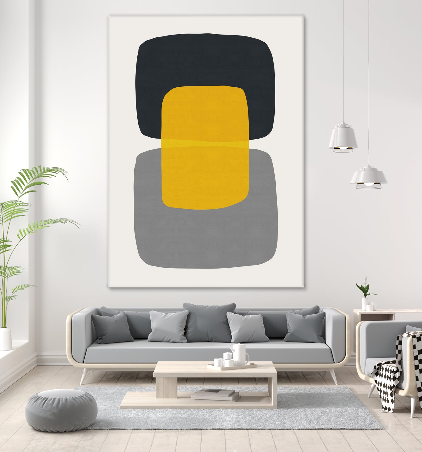 Abstract II by Vitor Costa on GIANT ART - yellow vector illustration