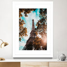 Sun on Effeil Tower by Marc Lamy on GIANT ART - orange photo manipulation