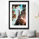 Sun on Effeil Tower by Marc Lamy on GIANT ART - orange photo manipulation