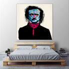 Edgar Allan Poe by Alvaro Tapia on GIANT ART - blue digital painting