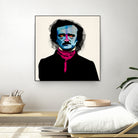 Edgar Allan Poe by Alvaro Tapia on GIANT ART - blue digital painting