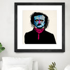 Edgar Allan Poe by Alvaro Tapia on GIANT ART - blue digital painting