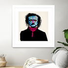 Edgar Allan Poe by Alvaro Tapia on GIANT ART - blue digital painting