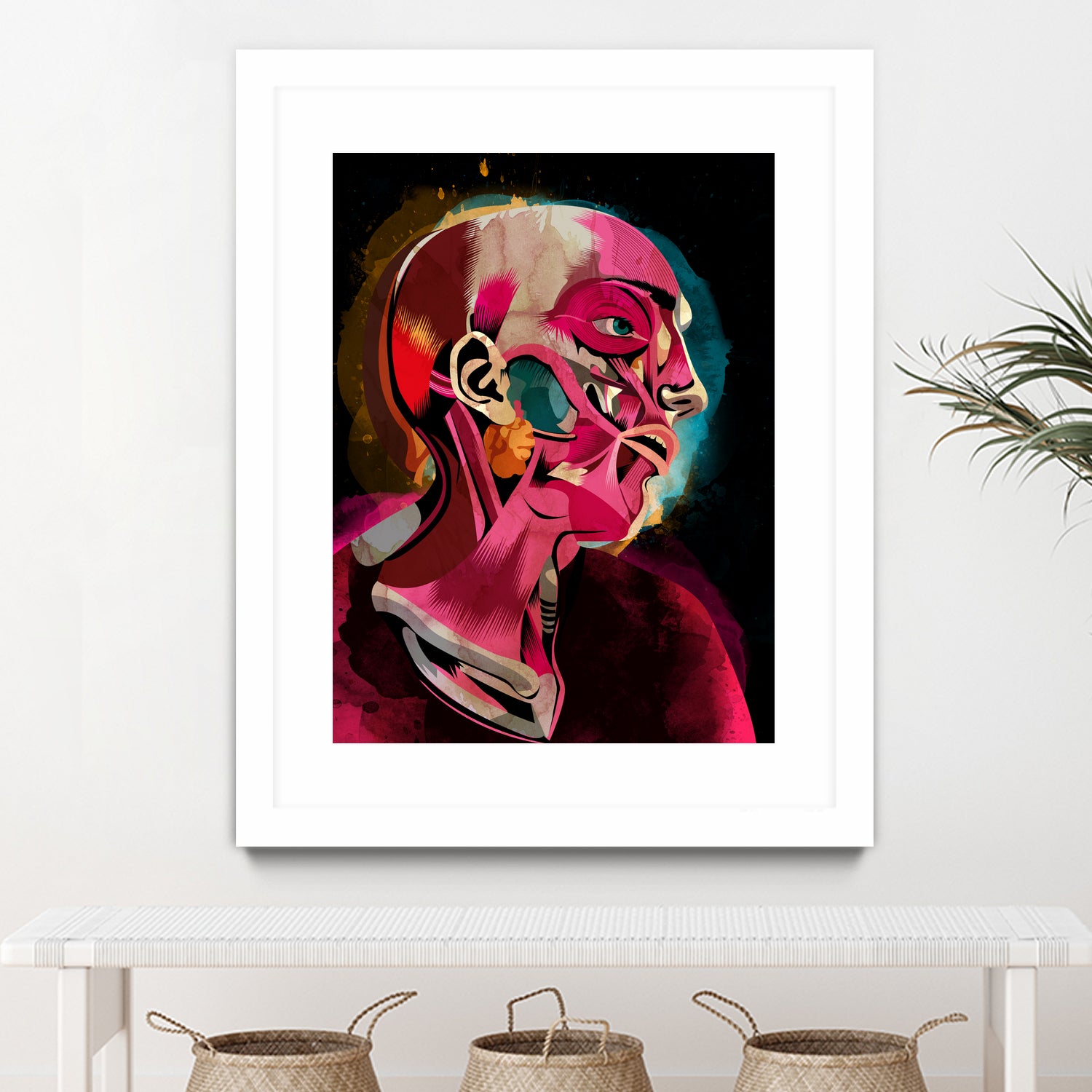 Anatomy 05 by Alvaro Tapia on GIANT ART - pink mixed media