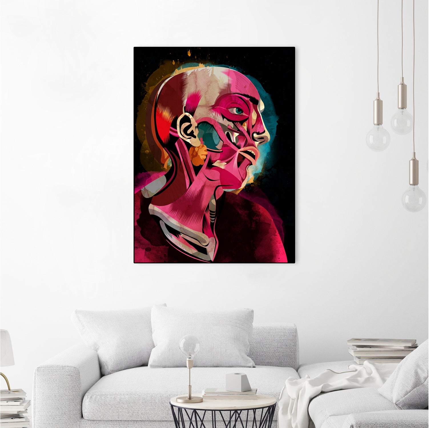 Anatomy 05 by Alvaro Tapia on GIANT ART - pink mixed media