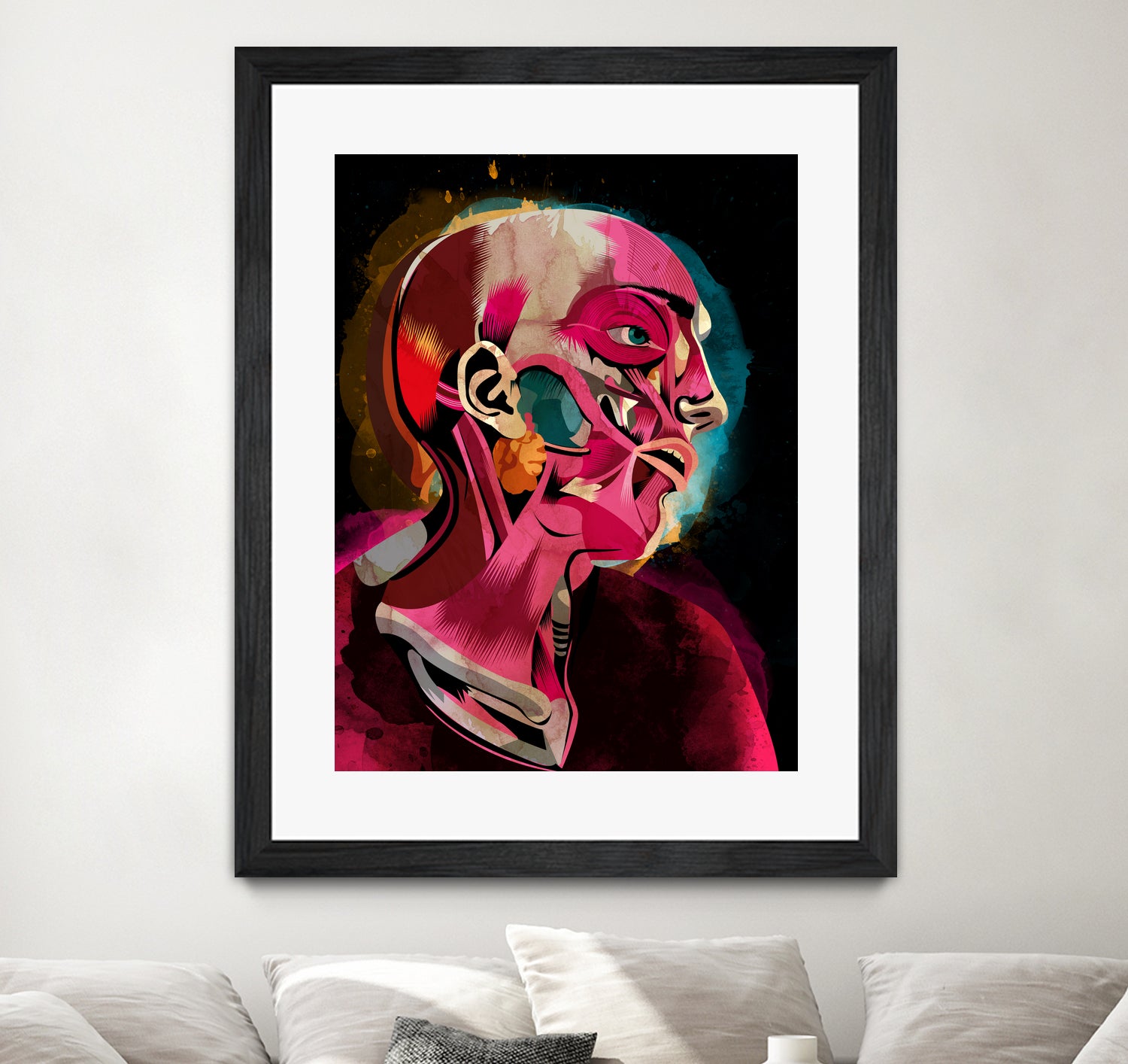 Anatomy 05 by Alvaro Tapia on GIANT ART - pink mixed media