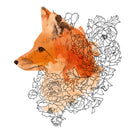 Watercolor Fox by Greta Berlin on GIANT ART - orange digital drawing