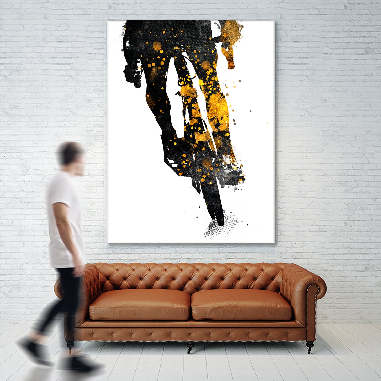 Cycling Bike sport art #cycling #sport by Justyna Jaszke on GIANT ART - black digital painting