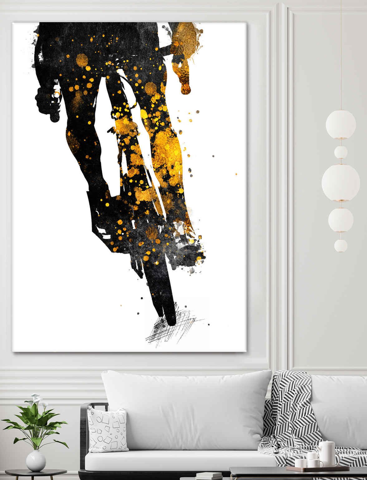 Cycling Bike sport art #cycling #sport by Justyna Jaszke on GIANT ART - black digital painting