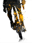 Cycling Bike sport art #cycling #sport by Justyna Jaszke on GIANT ART - black digital painting