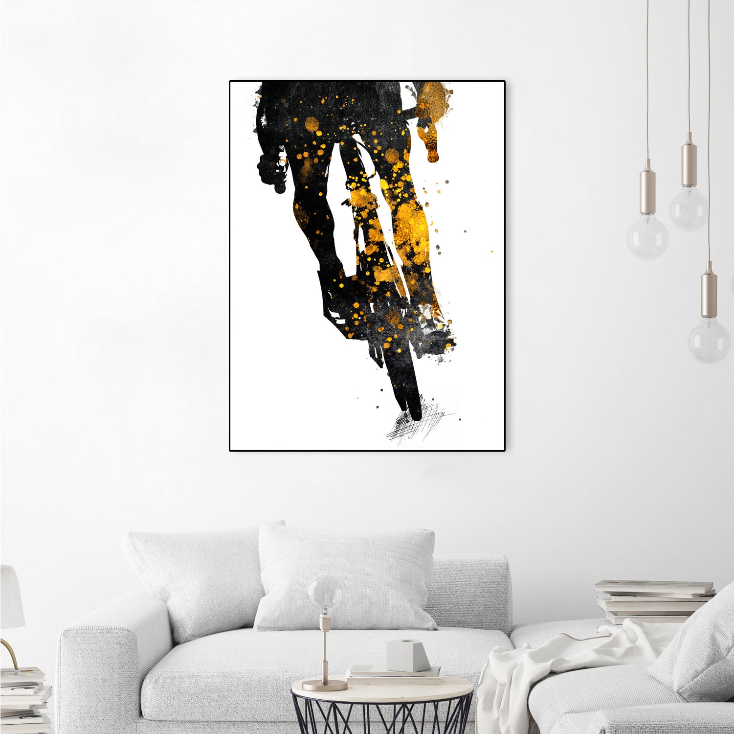 Cycling Bike sport art #cycling #sport by Justyna Jaszke on GIANT ART - black digital painting