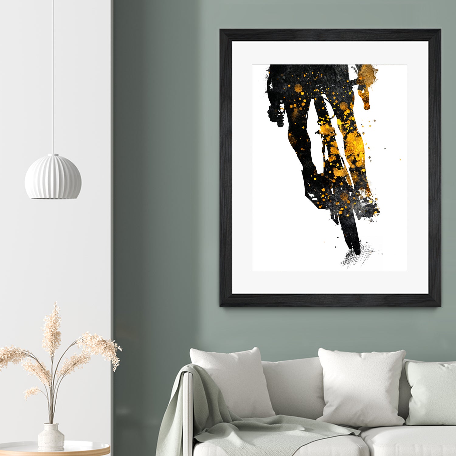 Cycling Bike sport art #cycling #sport by Justyna Jaszke on GIANT ART - black digital painting