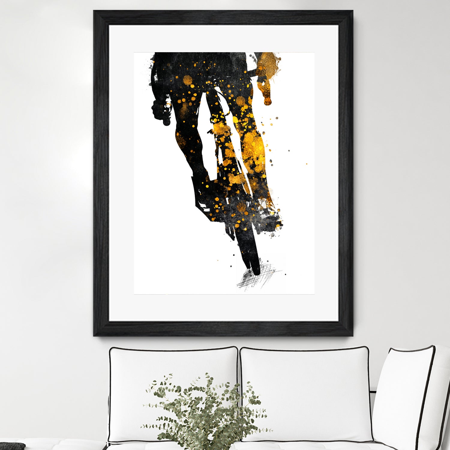 Cycling Bike sport art #cycling #sport by Justyna Jaszke on GIANT ART - black digital painting