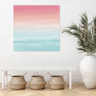 Touching Watercolor Abstract Beach Dream #1 #painting #decor by Anita & Bella Jantz on GIANT ART - orange digital painting