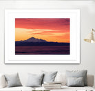 Mt. Baker Sunrise by Julian Russell on GIANT ART - yellow processing/programming