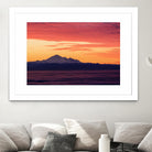 Mt. Baker Sunrise by Julian Russell on GIANT ART - yellow processing/programming