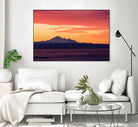 Mt. Baker Sunrise by Julian Russell on GIANT ART - yellow processing/programming