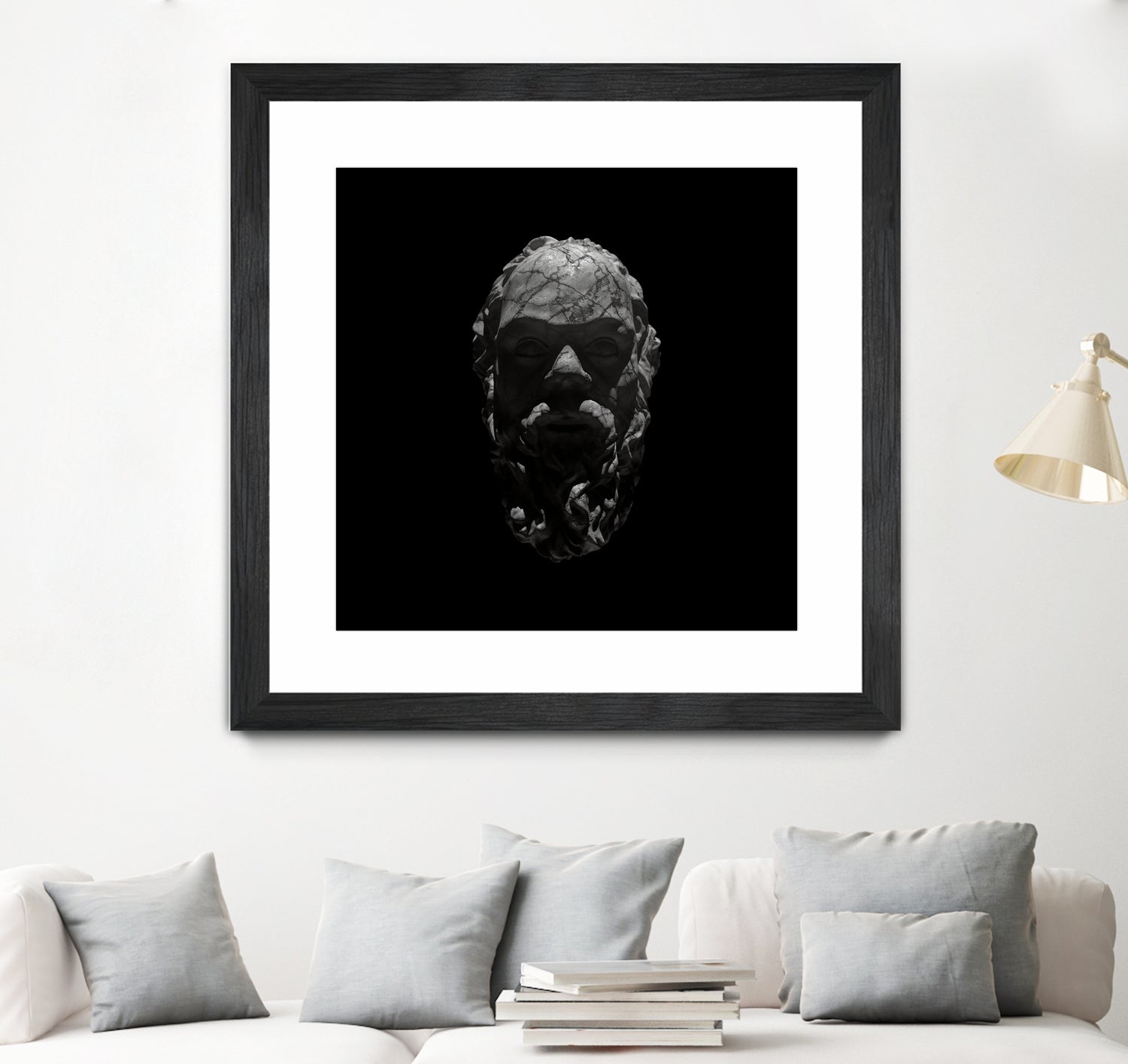 Socrates by Rinat Mirassov on GIANT ART - black 3d art