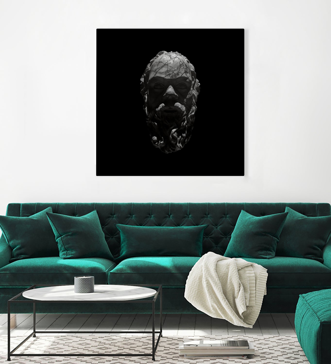 Socrates by Rinat Mirassov on GIANT ART - black 3d art