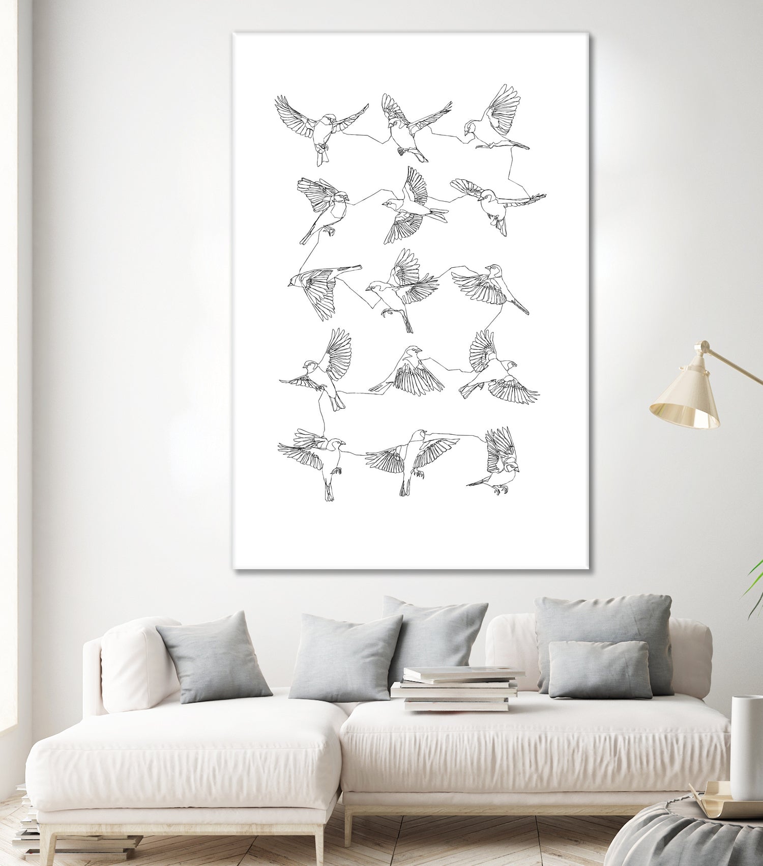 Birds by Edmund Maier on GIANT ART - white digital painting