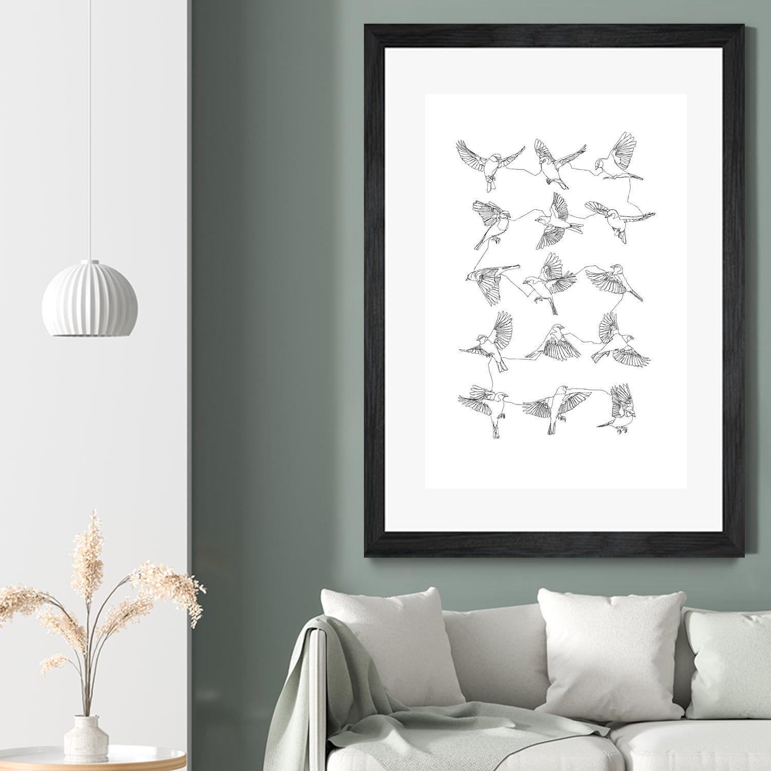 Birds by Edmund Maier on GIANT ART - white digital painting