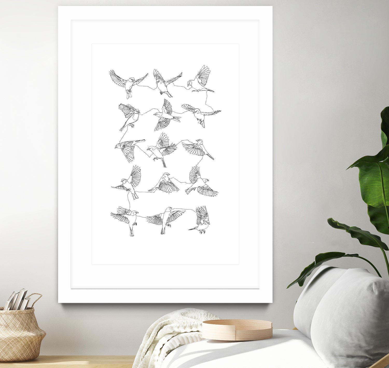 Birds by Edmund Maier on GIANT ART - white digital painting