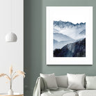 Himalaya by Tomasz Dąbek on GIANT ART - blue digital painting