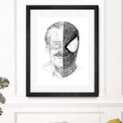 Stan Lee Tribute by Tomasz Dąbek on GIANT ART - black digital drawing