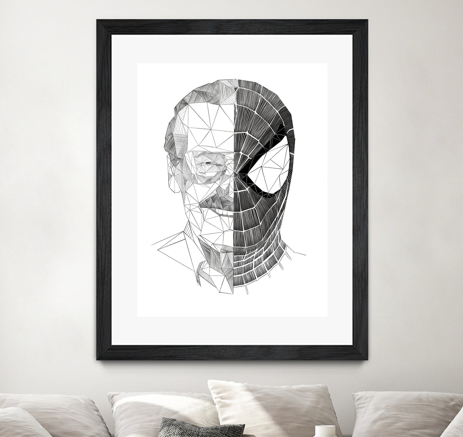 Stan Lee Tribute by Tomasz Dąbek on GIANT ART - black digital drawing