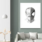 Stan Lee Tribute by Tomasz Dąbek on GIANT ART - black digital drawing