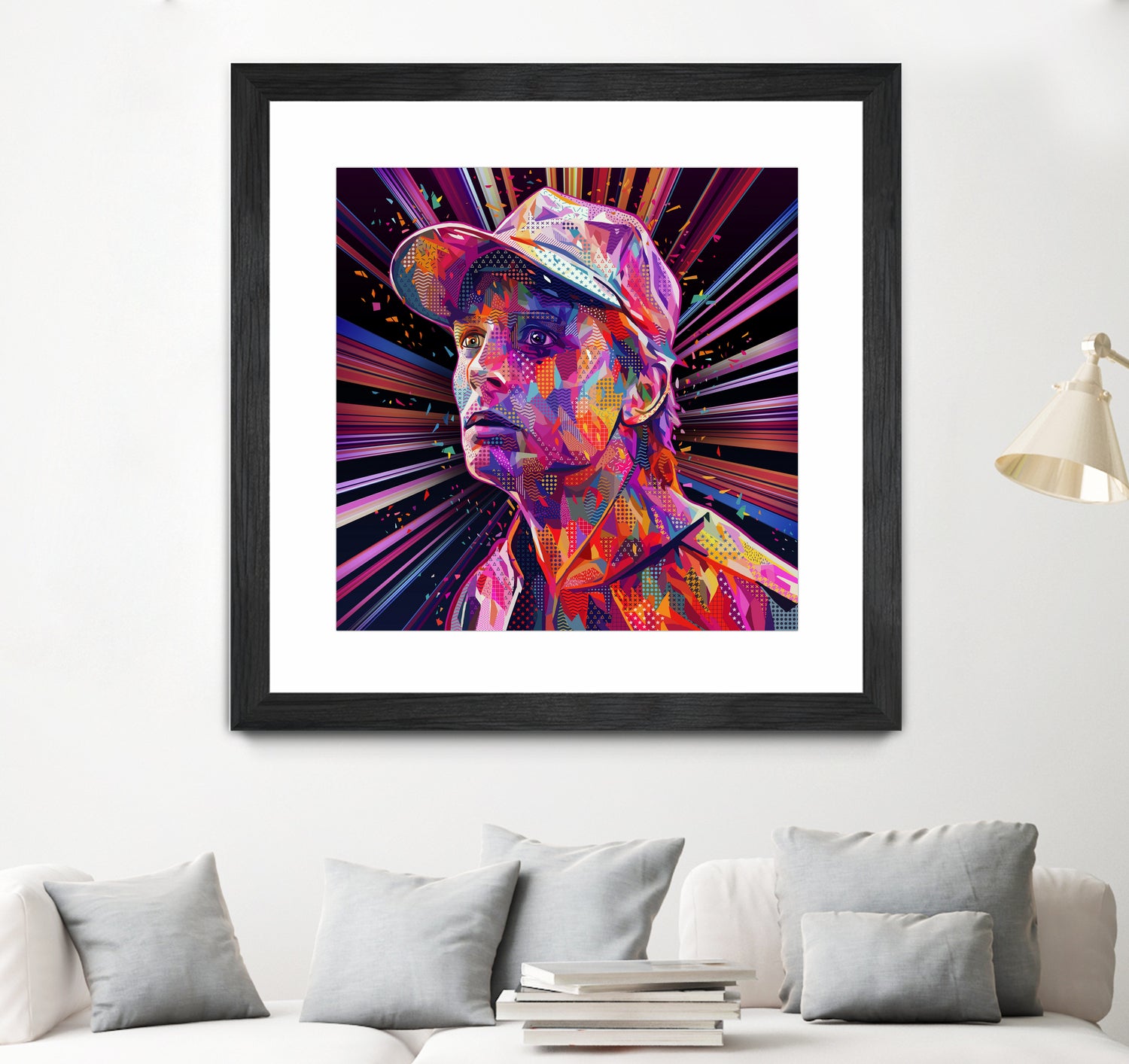 Marty Pop by Alessandro Pautasso on GIANT ART - fuchsia digital painting