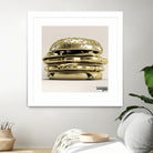 Golden Burger by Antoni Tudisco on GIANT ART - 3d art