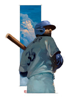 At Bat by Claudia Labarca on GIANT ART - blue digital painting