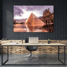 The Louvre by Steven Sandner on GIANT ART - white digital painting