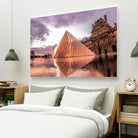 The Louvre by Steven Sandner on GIANT ART - white digital painting