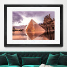 The Louvre by Steven Sandner on GIANT ART - white digital painting