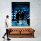 Fight Club by Dmitry Belov on GIANT ART - blue digital painting