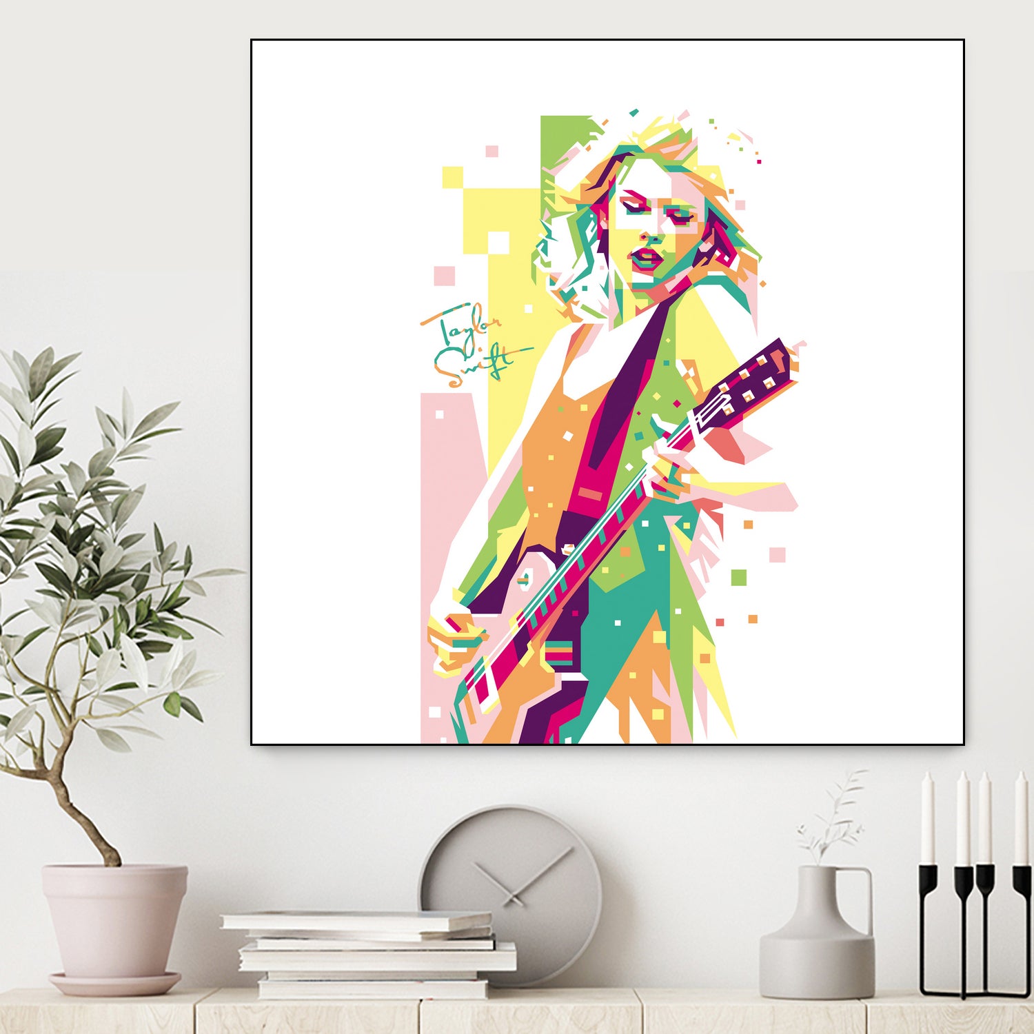 TAYLOR SWIFT by ICAL SAID on GIANT ART - white digital drawing