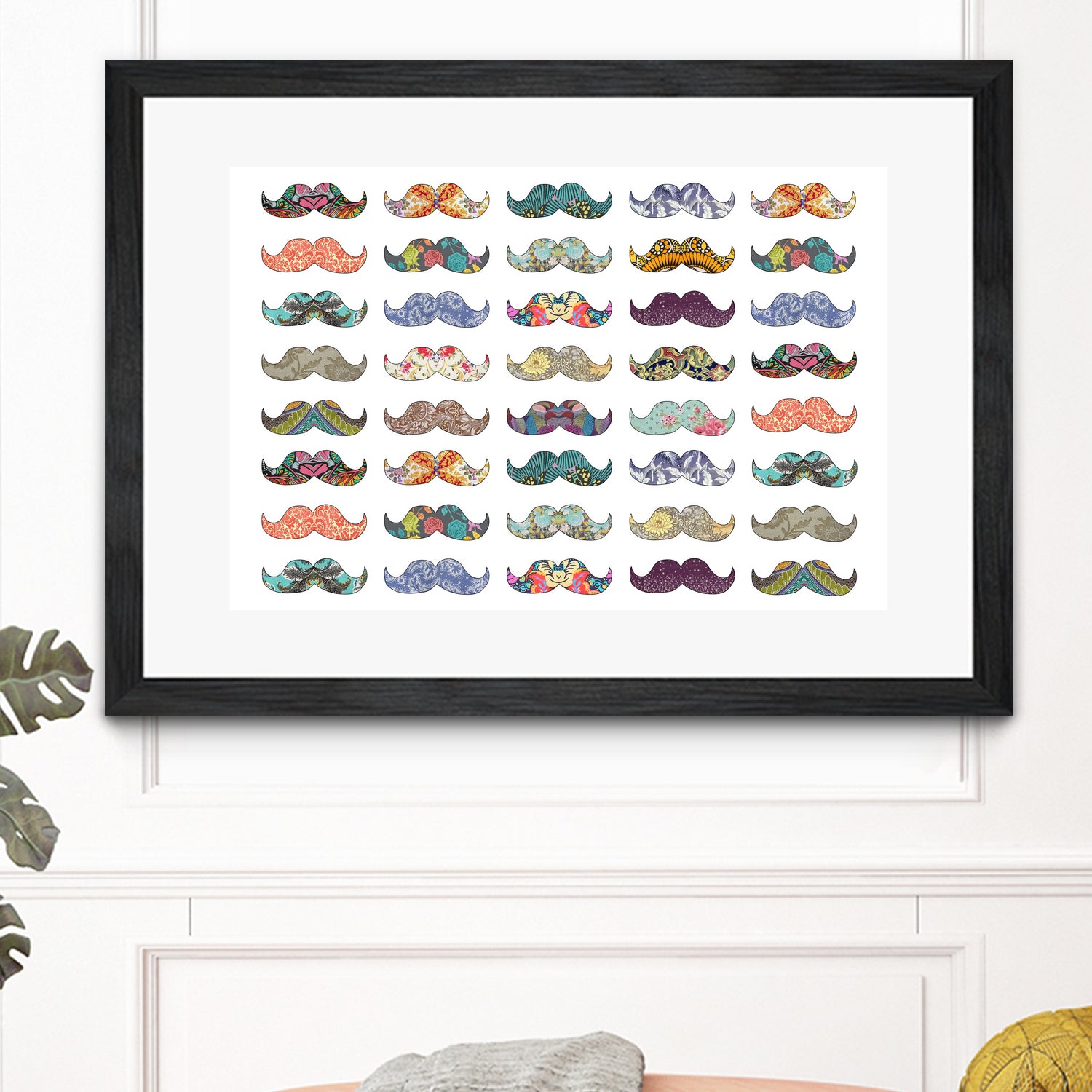 Mustache Mania by Bianca Green on GIANT ART - digital drawing